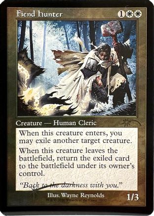 Fiend Hunter (Retro Frame)  [Foil]  (SLD-7137) - [Secret Lair Drop Series]