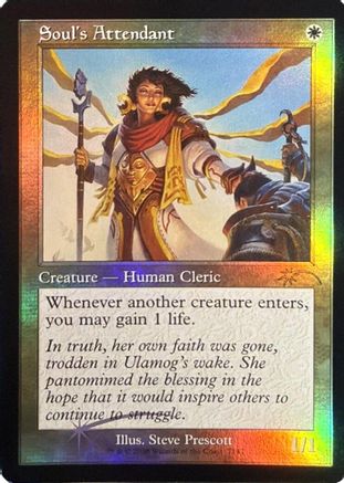 Soul's Attendant (Retro Frame)  [Foil]  (SLD-7147) - [Secret Lair Drop Series]