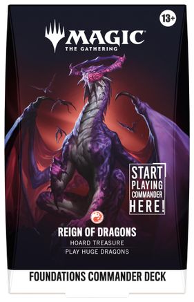 [Pre-Order] Foundations Commander Deck - Reign of Dragons