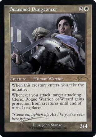 Seasoned Dungeoneer (Retro Frame)  [Foil]  (SLD-7144) - [Secret Lair Drop Series]