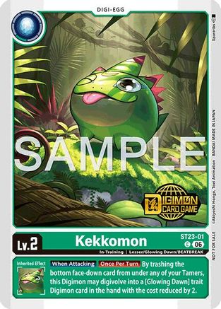 Kekkomon (Welcome Tamers Pack Vol.2) (ST23-01) - [Starter Deck 23: Beatbreak Release Event Cards] Foil