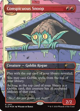 Conspicuous Snoop  [Foil]  (SLD-2411) - [Secret Lair Drop Series]