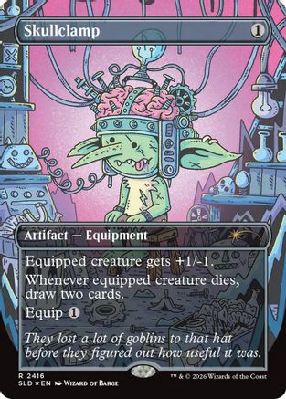 Skullclamp (2416)  [Foil]  (SLD-2416) - [Secret Lair Drop Series]