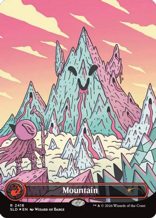 Mountain (2418)  [Foil]  (SLD-2418) - [Secret Lair Drop Series]