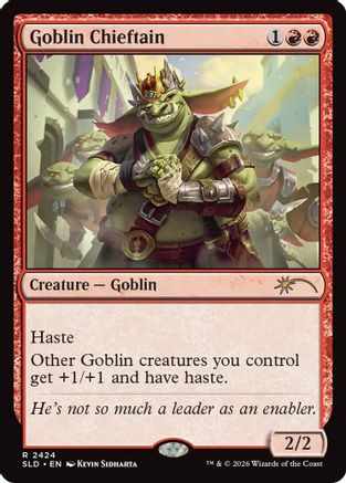 Goblin Chieftain (2424)  (SLD-2424) - [Secret Lair Drop Series]
