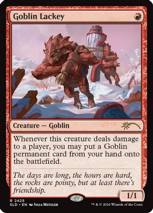 Goblin Lackey (2425)  (SLD-2425) - [Secret Lair Drop Series]