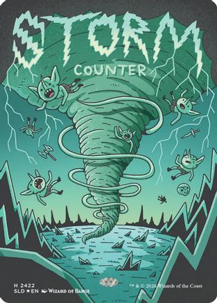 Storm Counter  [Foil]  (SLD-2422) - [Secret Lair Drop Series]