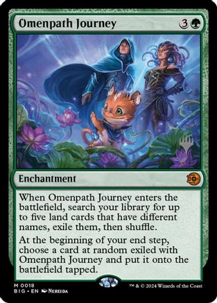 Omenpath Journey  [Foil]  (PPSOS-018) - [Promo Pack: Secrets of Strixhaven]