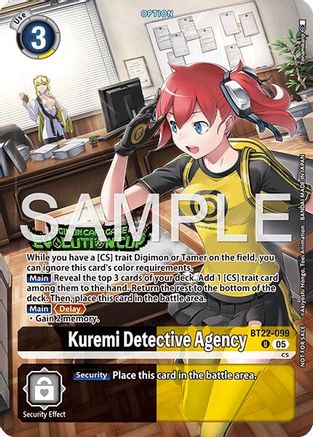 Kuremi Detective Agency (Evolution Cup 2026 Vol. 2) (BT22-099) - [Cyber Eden] Foil