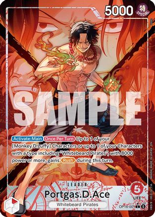 Portgas.D.Ace (Alternate Art) (OP16-001) - [The Time of Battle] Foil