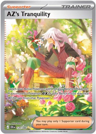 AZ's Tranquility - (120/086) Holofoil [ME04 Chaos Rising] - Trinity Hobby