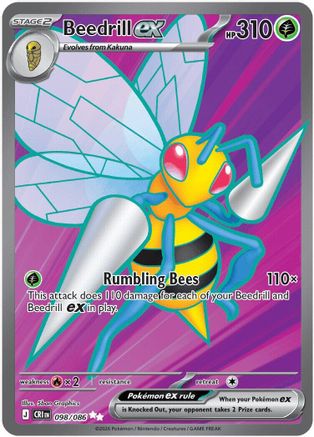Beedrill ex - (098/086) Holofoil [ME04 Chaos Rising]