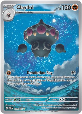 Claydol - (092/086) Holofoil [ME04 Chaos Rising]
