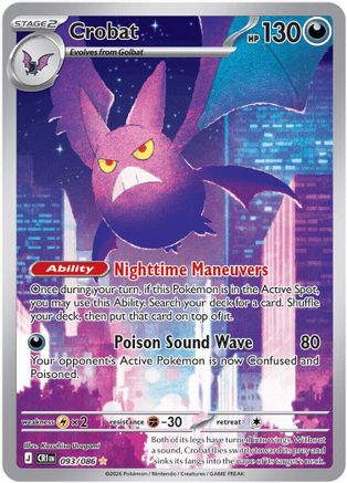 Crobat - (093/086) Holofoil [ME04 Chaos Rising]