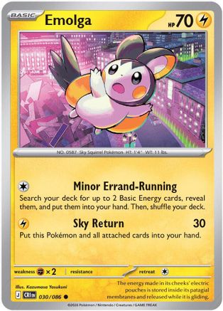 Emolga - (030/null) [ME04 Chaos Rising]