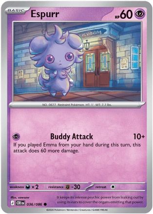 Espurr - (036/null) [ME04 Chaos Rising]
