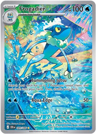 Frogadier - (089/086) Holofoil [ME04 Chaos Rising]