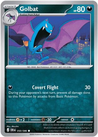 Golbat - (050/null) Reverse Holofoil [ME04 Chaos Rising] - Trinity Hobby