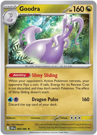 Goodra - (068/null) Reverse Holofoil [ME04 Chaos Rising]