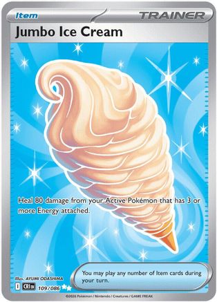 Jumbo Ice Cream - (109/null) Holofoil [ME04 Chaos Rising] - Trinity Hobby