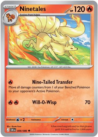 Ninetales - (009/null) [ME04 Chaos Rising] - Trinity Hobby
