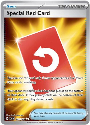 Special Red Card - (113/086) Holofoil [ME04 Chaos Rising]