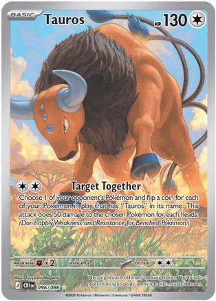 Tauros - (096/086) Holofoil [ME04 Chaos Rising]