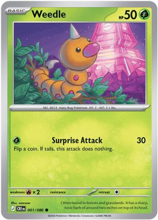 Weedle - (001/null) [ME04 Chaos Rising]