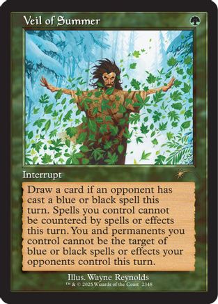 Veil of Summer (2348)  [Foil]  (SLD-2348) - [Secret Lair Drop Series]