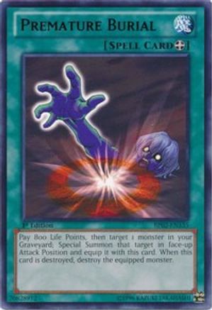 Premature Burial [BP02-EN135] Rare - Trinity Hobby