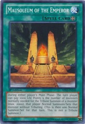 Mausoleum of the Emperor [BP02-EN149] Common - Trinity Hobby
