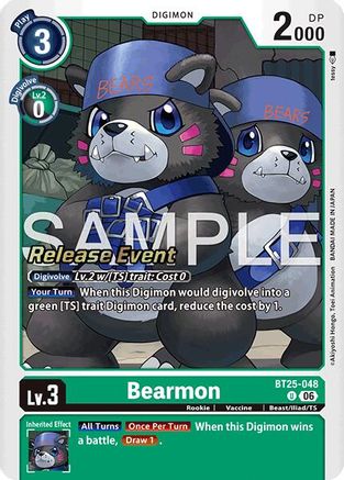 Bearmon - BT25-048 (BT25-048) - [Dual Revolution Release Event Cards] Foil