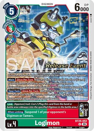 Logimon (BT25-052) - [Dual Revolution Release Event Cards] Foil
