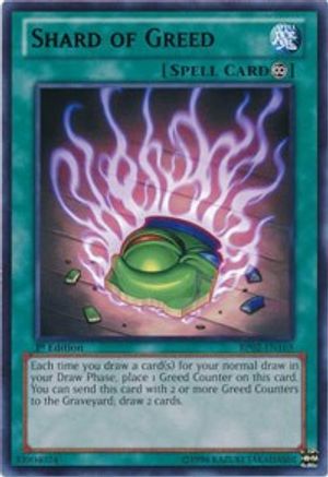 Shard of Greed [BP02-EN165] Rare - Trinity Hobby