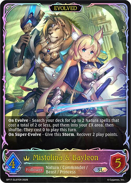Mistolina & Bayleon (Evolved) (SL) - BP17: Convergent Destinies (BP17-SL07EN)