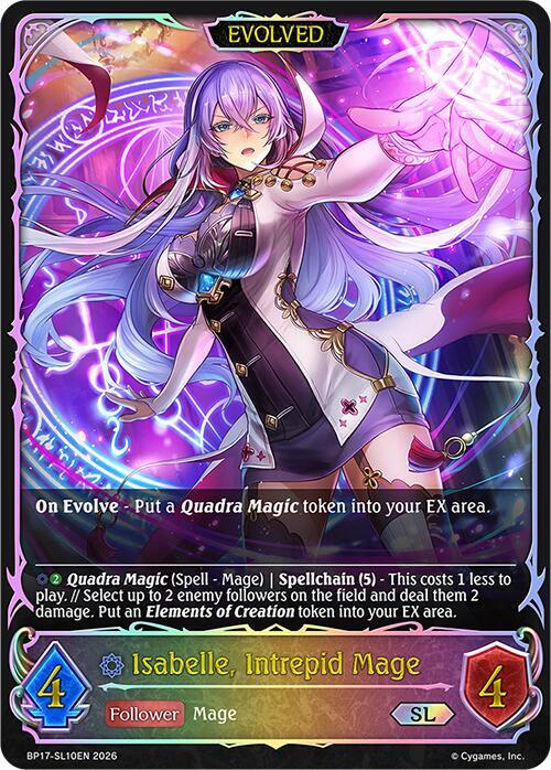 Isabelle, Intrepid Mage (Evolved) (SL) - BP17: Convergent Destinies (BP17-SL10EN)