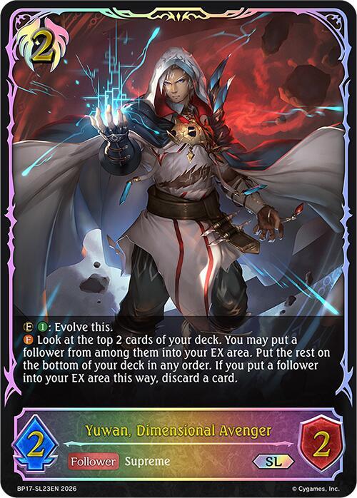 Yuwan, Dimensional Avenger (SL) - BP17: Convergent Destinies (BP17-SL23EN)