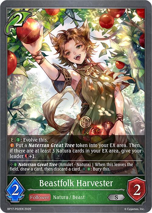 Beastfolk Harvester - P02EN (Foil) - BP17: Convergent Destinies (BP17-P02EN)