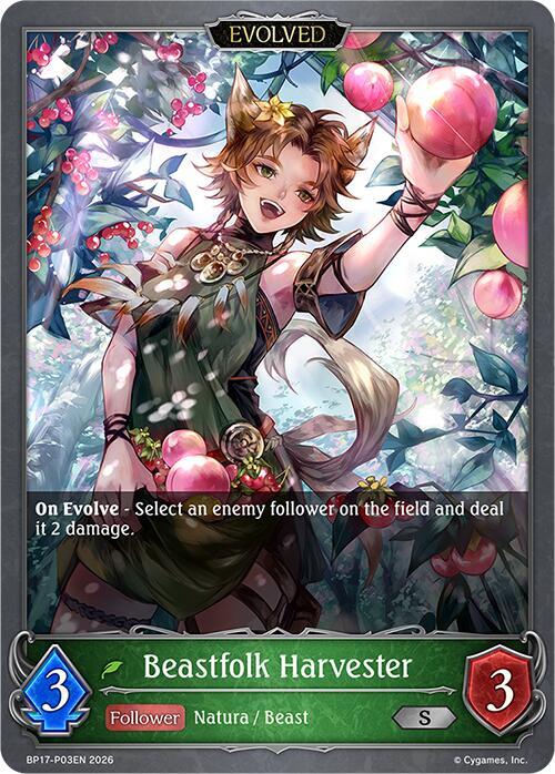 Beastfolk Harvester (Evolved) - P03EN (Foil) - BP17: Convergent Destinies (BP17-P03EN)