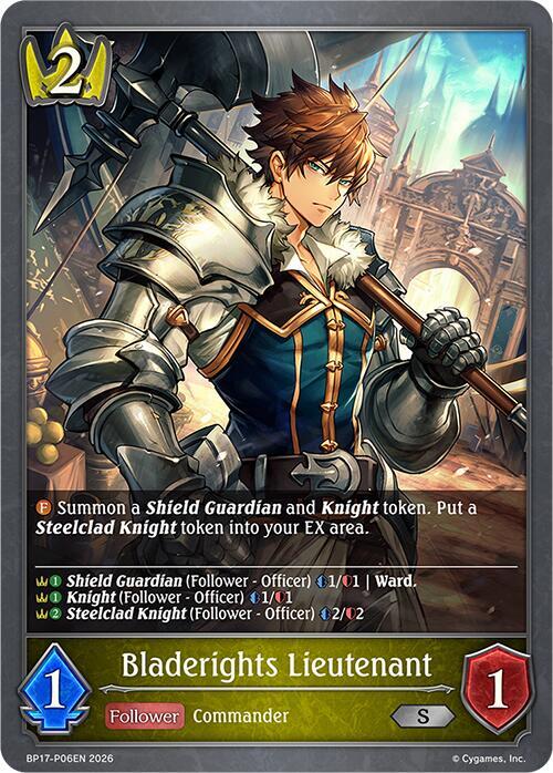 Bladerights Lieutenant - P06EN (Foil) - BP17: Convergent Destinies (BP17-P06EN)