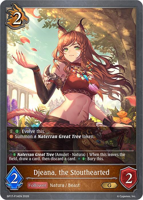 Djeana, the Stouthearted - P14EN (Foil) - BP17: Convergent Destinies (BP17-P14EN)