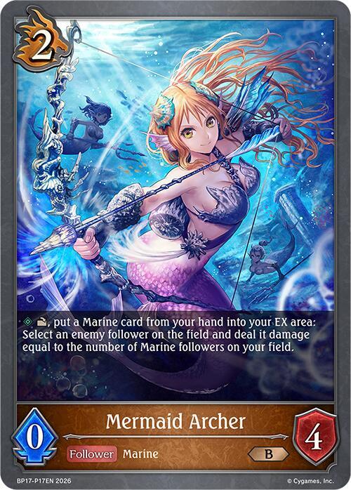 Mermaid Archer - P17EN (Foil) - BP17: Convergent Destinies (BP17-P17EN)