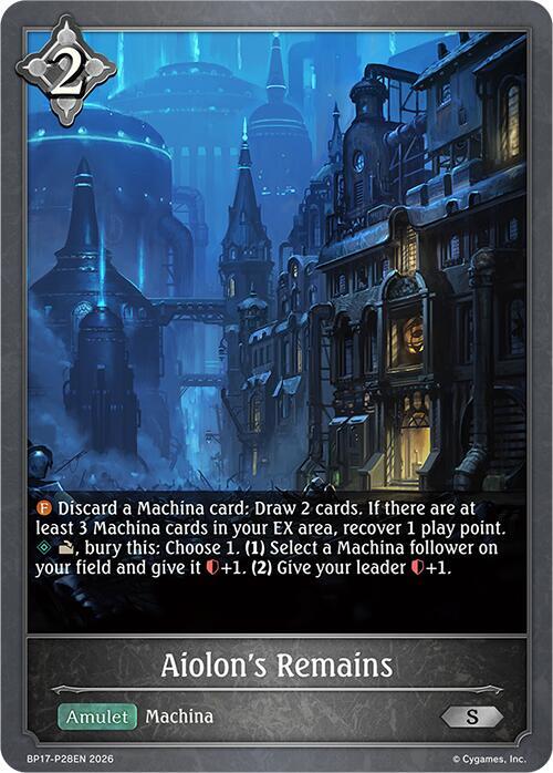Aiolon's Remains - P28EN (Foil) - BP17: Convergent Destinies (BP17-P28EN)