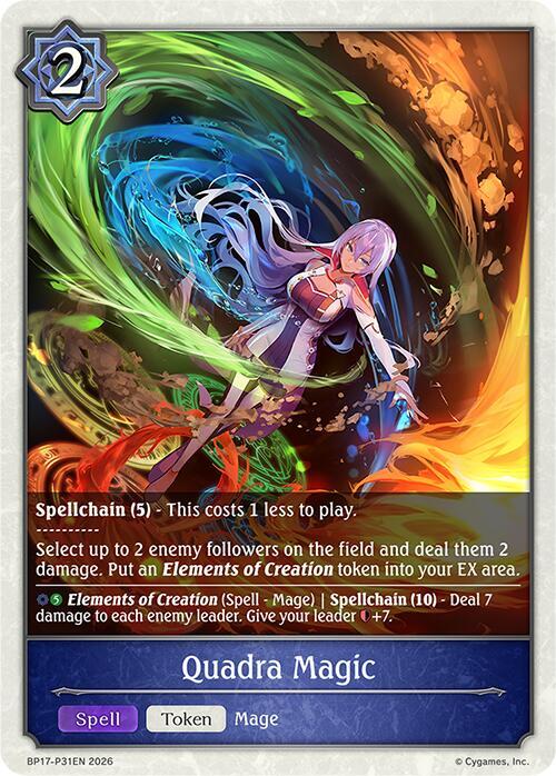 Quadra Magic - P31EN (Foil) - BP17: Convergent Destinies (BP17-P31EN)