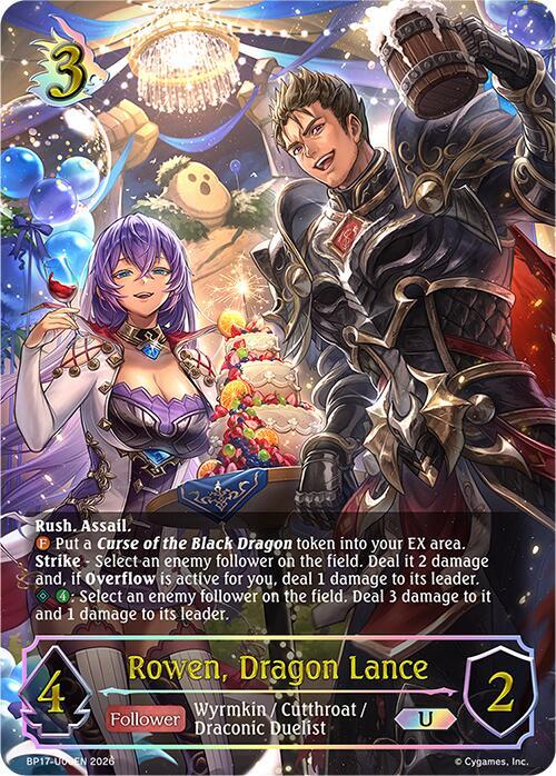Rowen, Dragon Lance (U) - BP17: Convergent Destinies (BP17-U06EN)