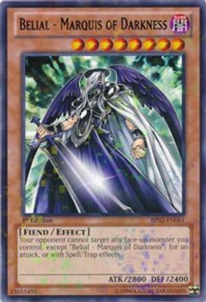 Belial - Marquis of Darkness [BP02-EN061] Mosaic Rare - Trinity Hobby