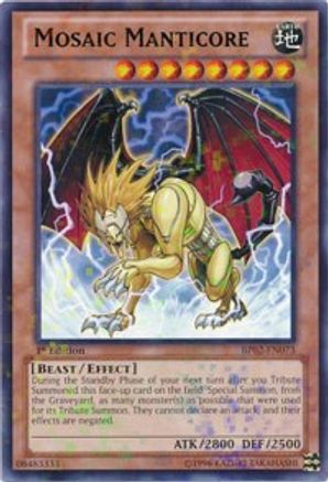 Mosaic Manticore [BP02-EN073] Mosaic Rare - Trinity Hobby