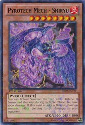 Pyrotech Mech - Shiryu [BP02-EN122] Mosaic Rare - Trinity Hobby