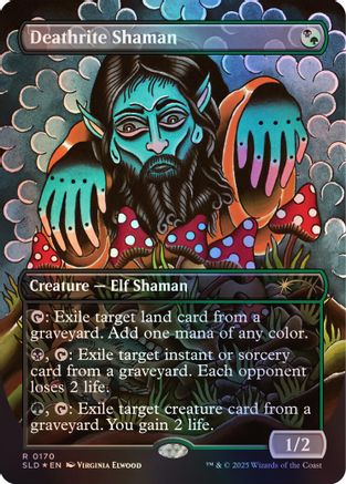 Deathrite Shaman (Rainbow Foil)  [Foil]  (SLD-170) - [Secret Lair Drop Series]
