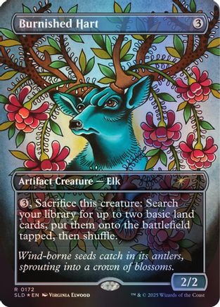 Burnished Hart (Rainbow Foil)  [Foil]  (SLD-172) - [Secret Lair Drop Series]